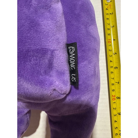 Purple Among Us Plush Stuffed Toy With Teeth and Tongue - Picture 4 of 6
